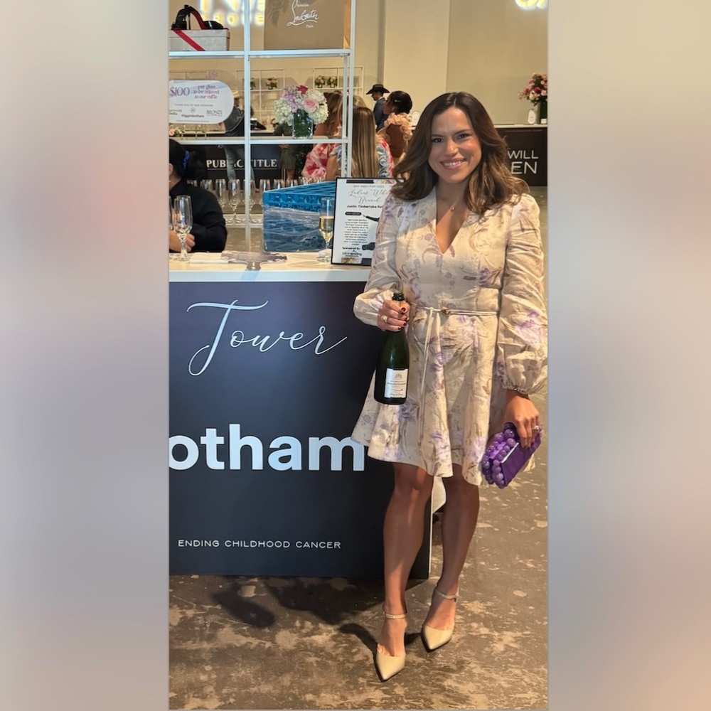 Zimmerman Eden Purple Iris Belted Dress - Picture 7 of 8